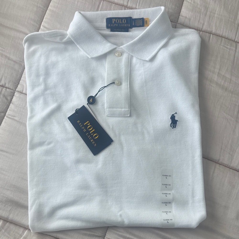 Polo by Ralph Lauren White Polo with Navy Pony never worn